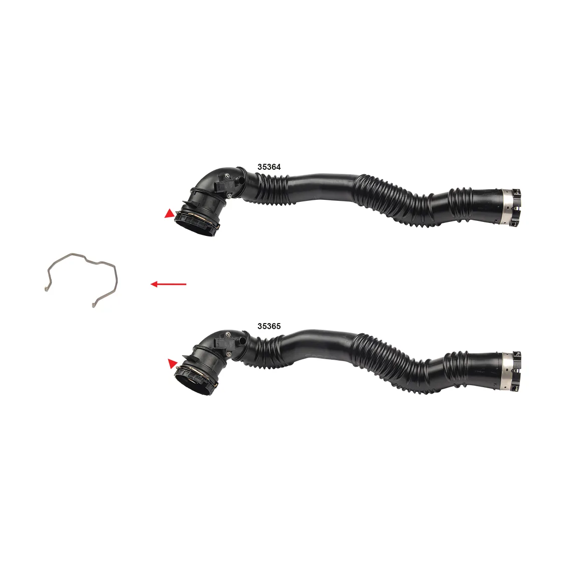 BMW 5 Serisi F07 F10 F11 N20 Turbo Borusu Sekmanı 13717612091 35366 NIFEA