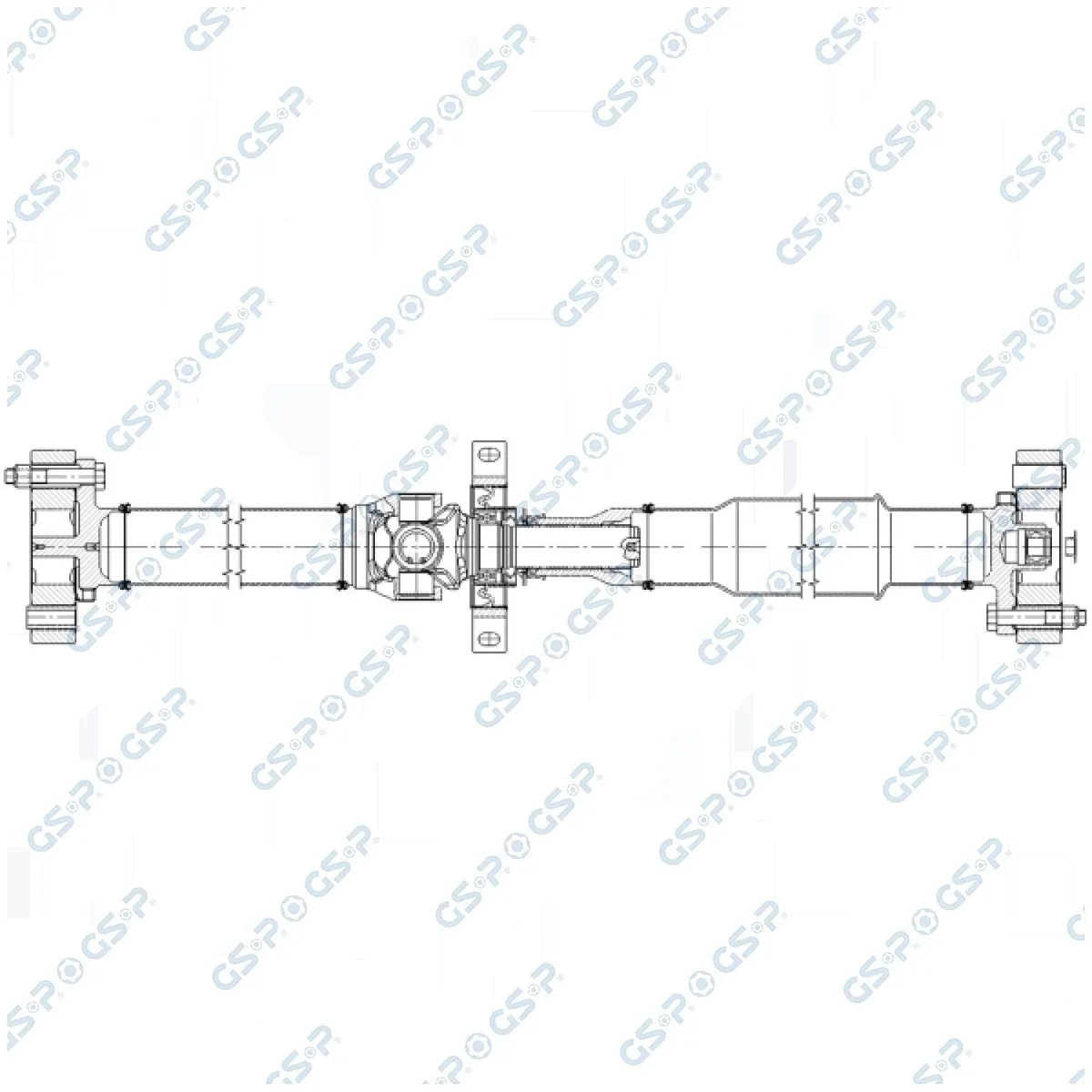 BMW 5 Serisi F10 F11 N63 Arka Kardan Mili 26107563150 PS901984 GSP