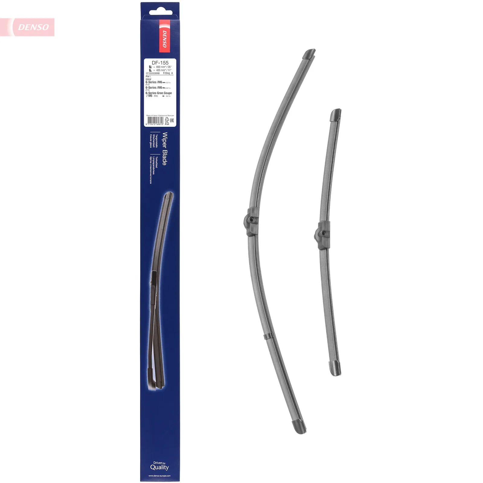 BMW 6 Serisi F06 F12 F13 Ön Silecek Süpürgesi 61612209047 DF-155 DENSO - BMW yedek parça