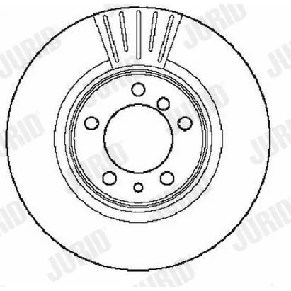 BMW 7 Serisi E38 Fren Diski 34111162093 561948JC JURID - BMW yedek parça