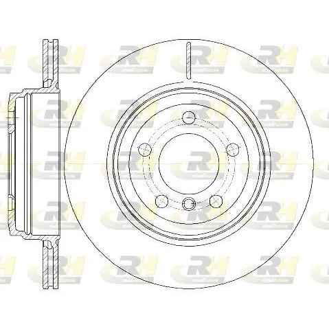 BMW 7 Serisi E65 E66 Arka Fren Diski 34211166127 61082.10 ROAD HOUSE