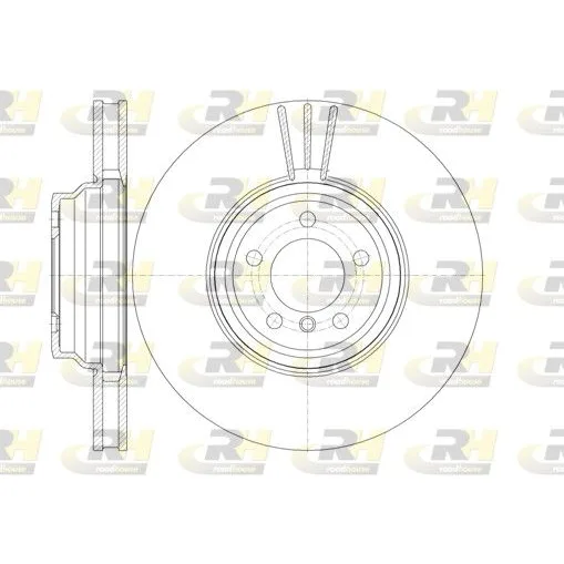 BMW 7 Serisi E65 E66 Ön Fren Diski 34116753091 61132.10 ROAD HOUSE