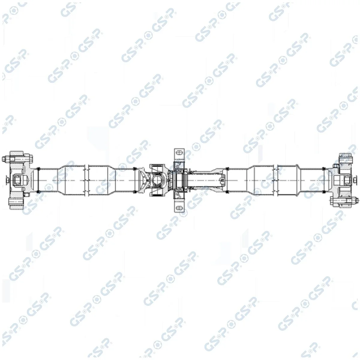 BMW 7 Serisi F01 F02 N63 Arka Kardan Mili 26107562830 PS901982 GSP