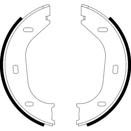 BMW E21 E24 E30 El Fren Pabucu 34411100567 8DA 355 050-011 HELLA PAGID - BMW yedek parça