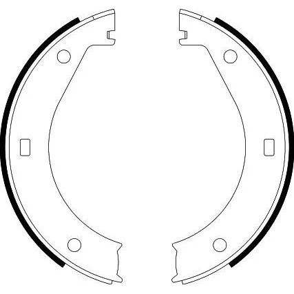 BMW E24 E28 E31 E32… El Fren Pabucu 34411121512 8DA 355 050-311 HELLA PAGID - BMW yedek parça