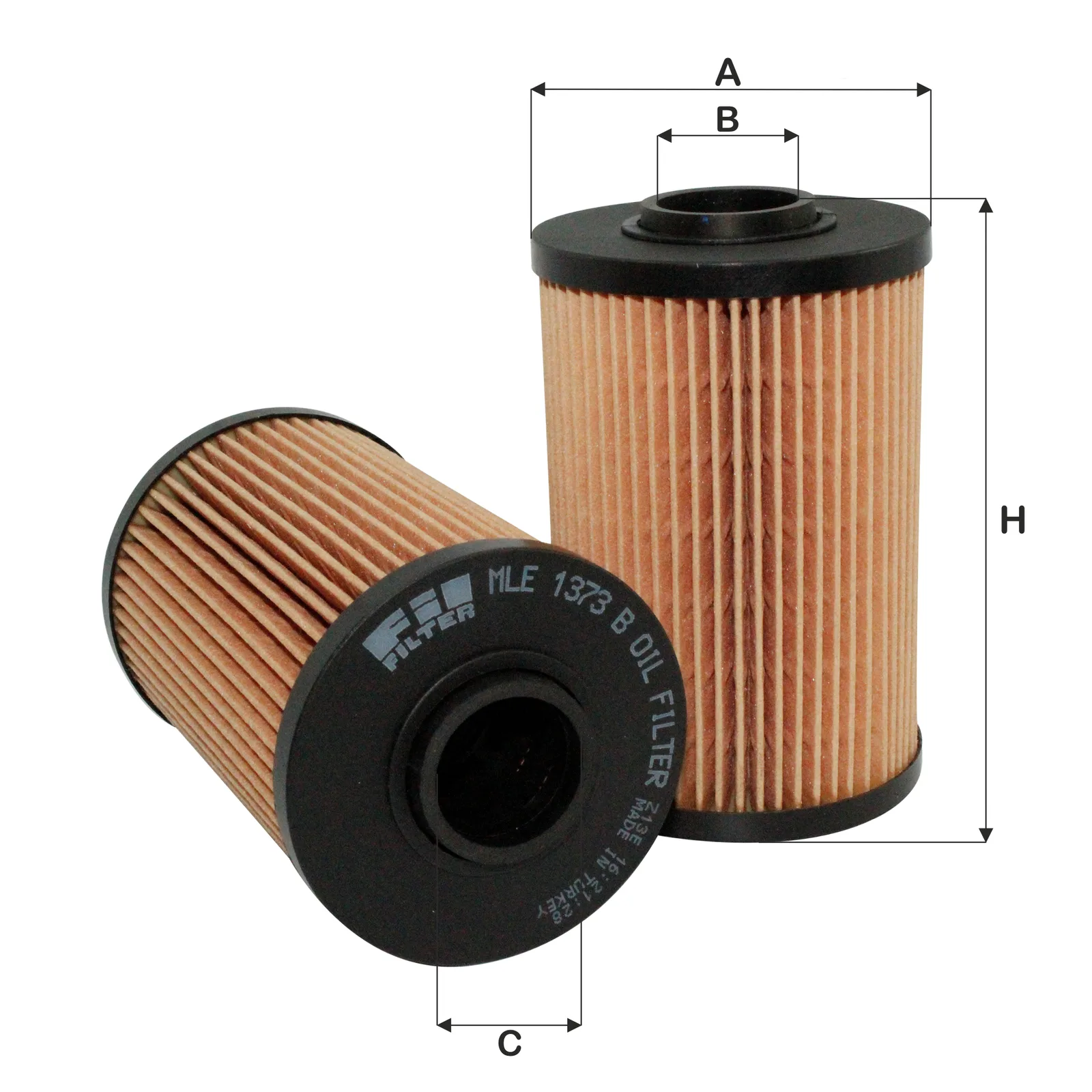 BMW E24 E28 E32 E34 M30 S38 Yağ Filtresi 11421267268 MLE 1373 B FILFILTRE