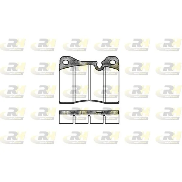 BMW E24 E28 Ön Fren Balatası 00034111379 2011.20 ROAD HOUSE