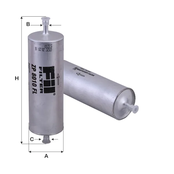 BMW E30 E31 E32 E34… M20 M40 M42… Yakıt Filtresi 13321713807 ZP 8010 FL FILFILTRE