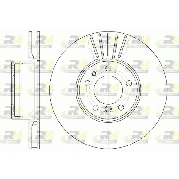 BMW E31 E32 E36 E38… Ön Fren Diski 34111159602 6511.10 ROAD HOUSE