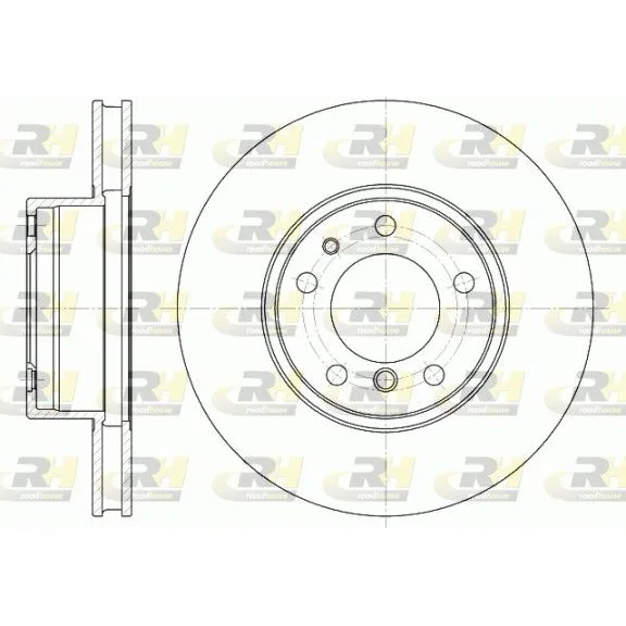 BMW E32 E34 Ön Fren Diski 34111155322 6349.10 ROAD HOUSE