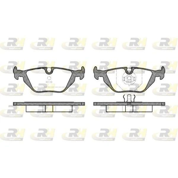 BMW E36 E46 E85 E86 Arka Fren Balatası 34211160340 2265.30 ROAD HOUSE