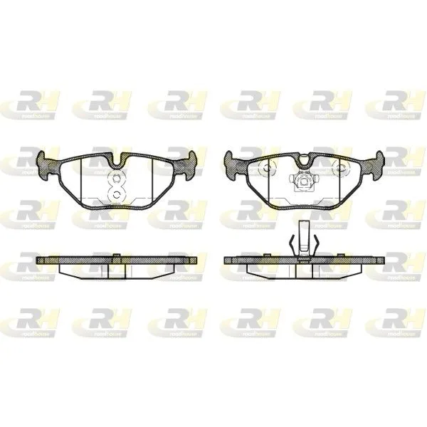 BMW E36 E46 E85 E86 Arka Fren Balatası 34211160340 2265.40 ROAD HOUSE