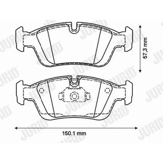 BMW E36 E46 E85 Fren Balatası 34111161445 571959JC JURID - BMW yedek parça