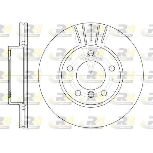 BMW E36 E46 E85 Ön Fren Diski 34111160674 6324.10 ROAD HOUSE