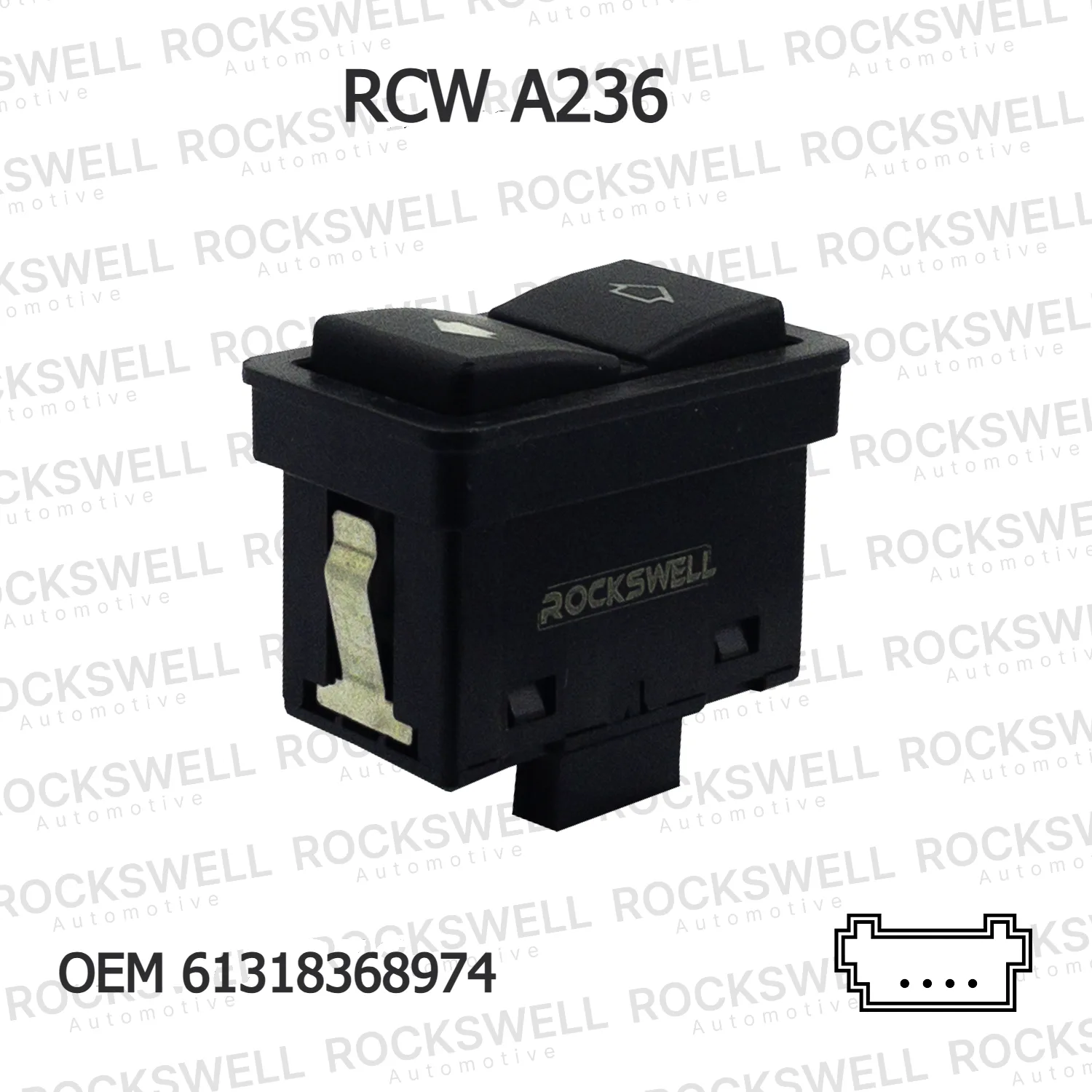 BMW E38 E39 Cam Açma Düğmesi 61318368974 RCW A236 ROCKSWELL