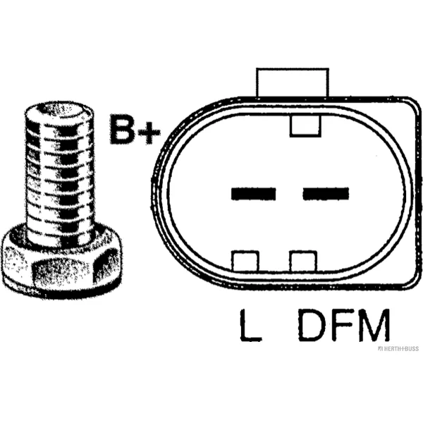 BMW E46 E53 E83 Alternatör 12317788248 32048921 HERTH BUSS - BMW yedek parça