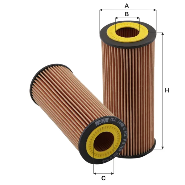 BMW E46 E60 E61 E65… M47 M67 N43… Yağ Filtresi 11427787697 MLE 1448 A FILFILTRE