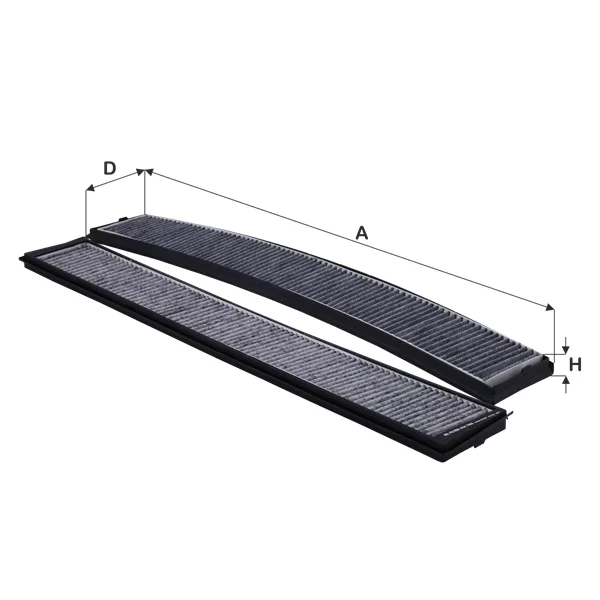BMW E46 E83 M43 M47 M52… Polen Filtresi 64312182458 HCK 7066 FILFILTRE