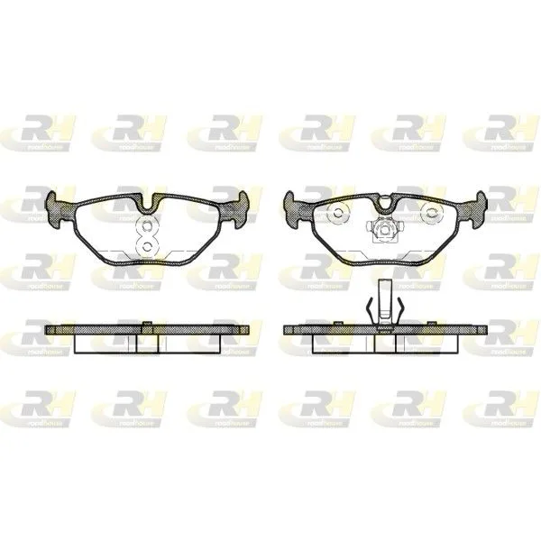 BMW E46 E85 E86 Arka Fren Balatası 2265.41 ROAD HOUSE