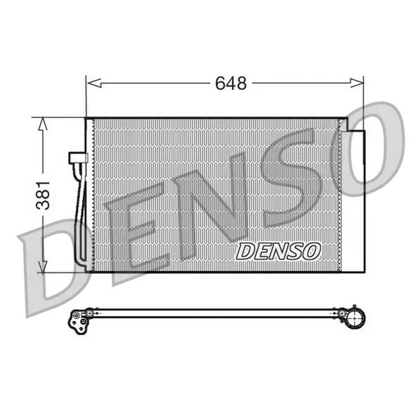 BMW E60 E61 E63 E64… M47 M57 M67… Klima Radyatörü 64508381362 DCN05017 DENSO