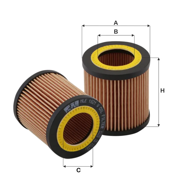 BMW E60 E61 E63 E64… N20 N26 N51… Yağ Filtresi 11427541827 MLE 1521 V FILFILTRE