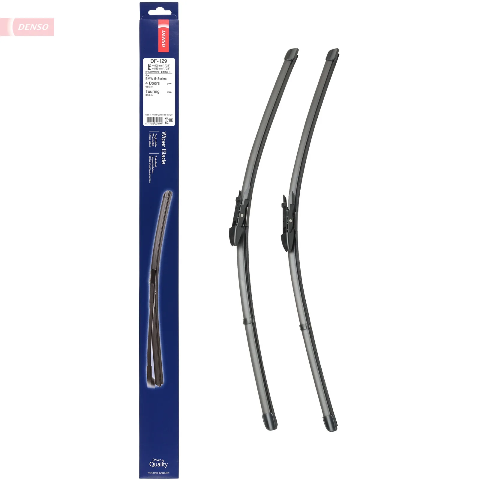 BMW E60 E61 E63 E64 Silecek Süpürgesi 61610431438 DF-129 DENSO - BMW yedek parça