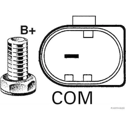 BMW E60 E61 E81 E82… Alternatör 12317802261 32082200 HERTH BUSS - BMW yedek parça