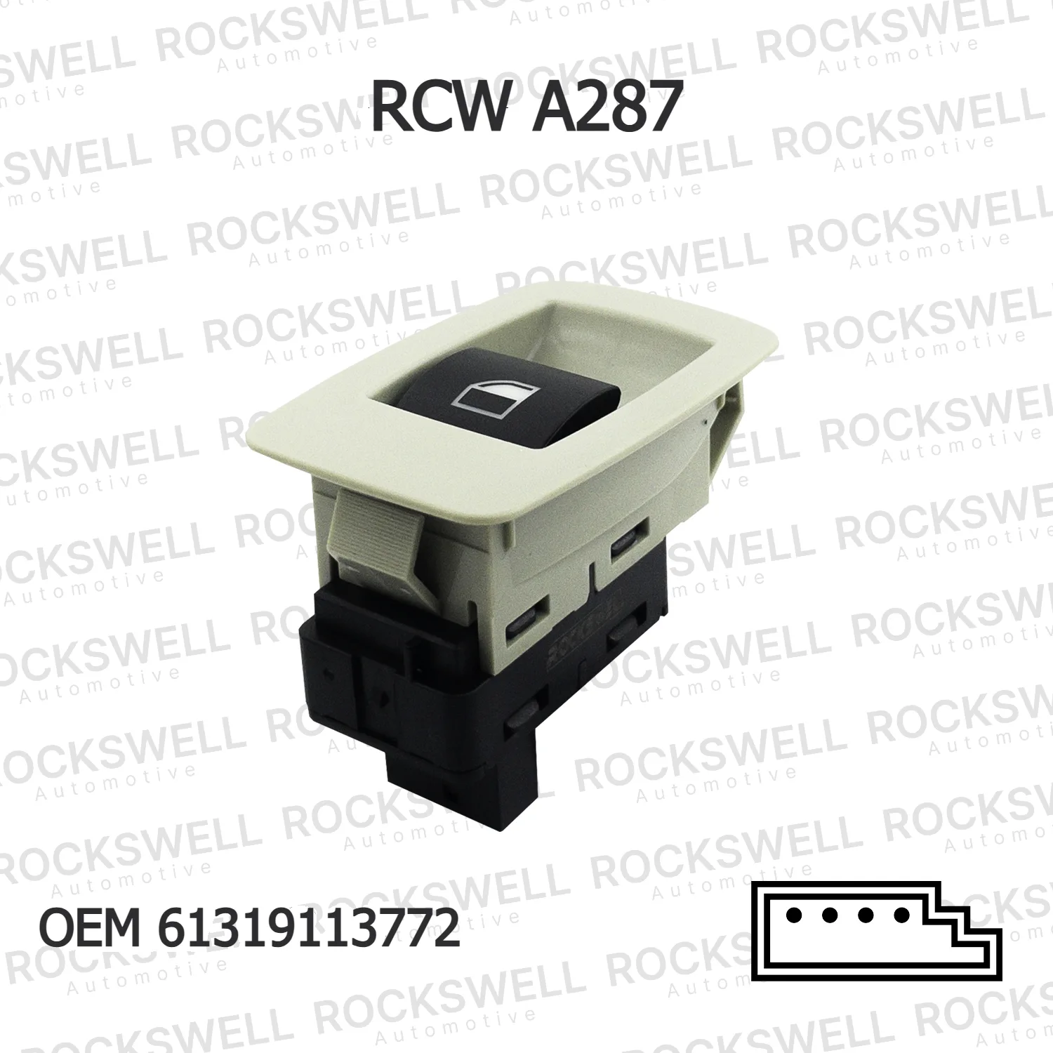 BMW E60 E83 Cam Açma Düğmesi 61319113772 RCW A287 ROCKSWELL