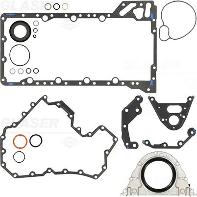 BMW E70 E71 E72 F01… N63 Alt Takım Conta 11112159389 B82510-00 GLASER