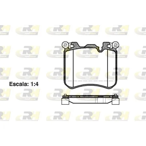 BMW E70 E71 E72 F15… Ön Fren Balatası 34114073048 21413.00 ROAD HOUSE
