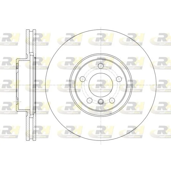 BMW E70 E71 E72 Ön Fren Diski 34116771986 61335.10 ROAD HOUSE