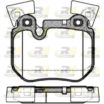 BMW E81 E82 E87 E88… Arka Fren Balatası 34216784808 21373.00 ROAD HOUSE