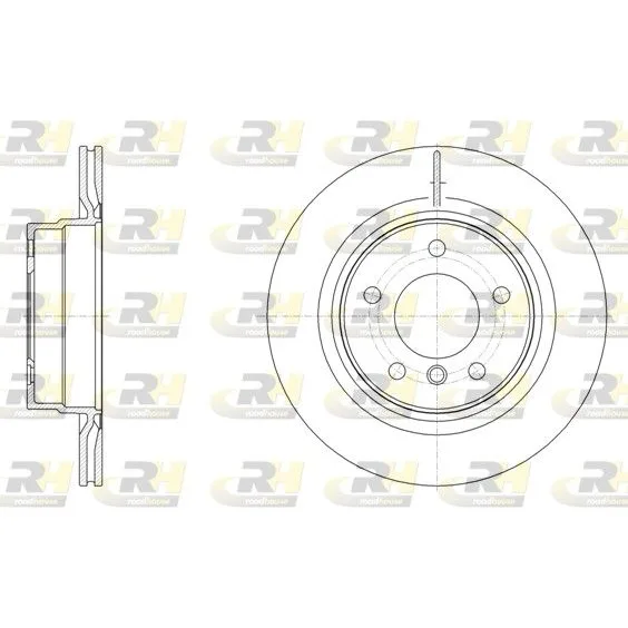 BMW E81 E82 E87 E88… Arka Fren Diski 34216792227 61495.10 ROAD HOUSE