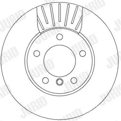 BMW E81 E82 E87 E88… Fren Diski 34116764641 562317JC JURID - BMW yedek parça
