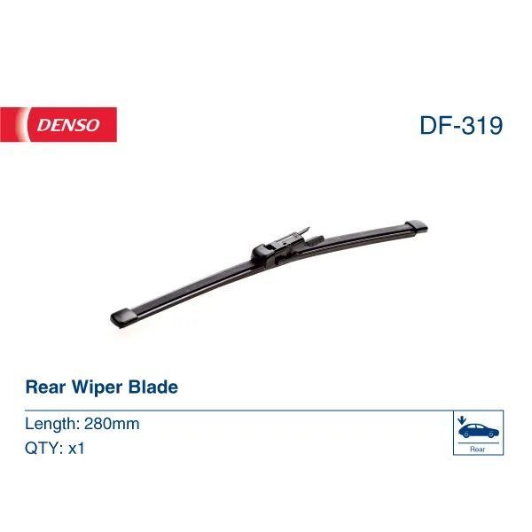 BMW E81 E87 E90 R55 Arka Silecek Süpürgesi 61620036625 DF-319 DENSO - BMW yedek parça