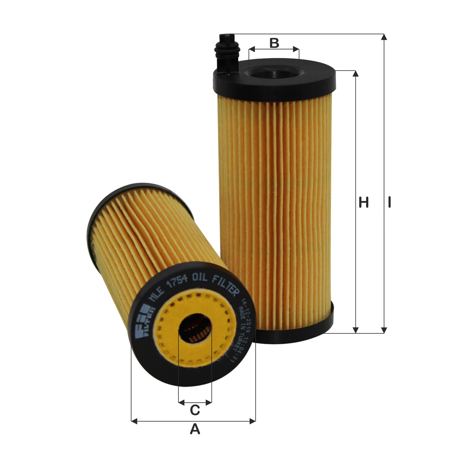 BMW E84 E90 E91 E92… B47 M47 N20… Yağ Filtresi 11428507683 MLE 1754 FILFILTRE