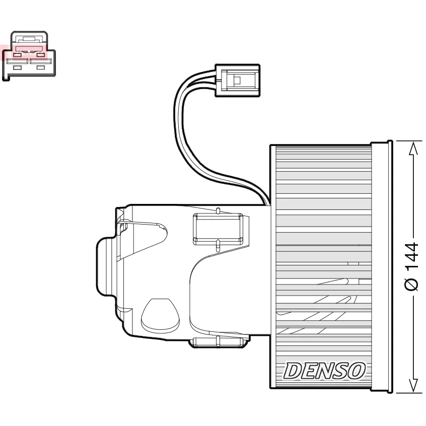 BMW F01 F02 F04 F06… B47 N20 N47… Kalorifer Fan Motoru 64119194589 DEA05008 DENSO
