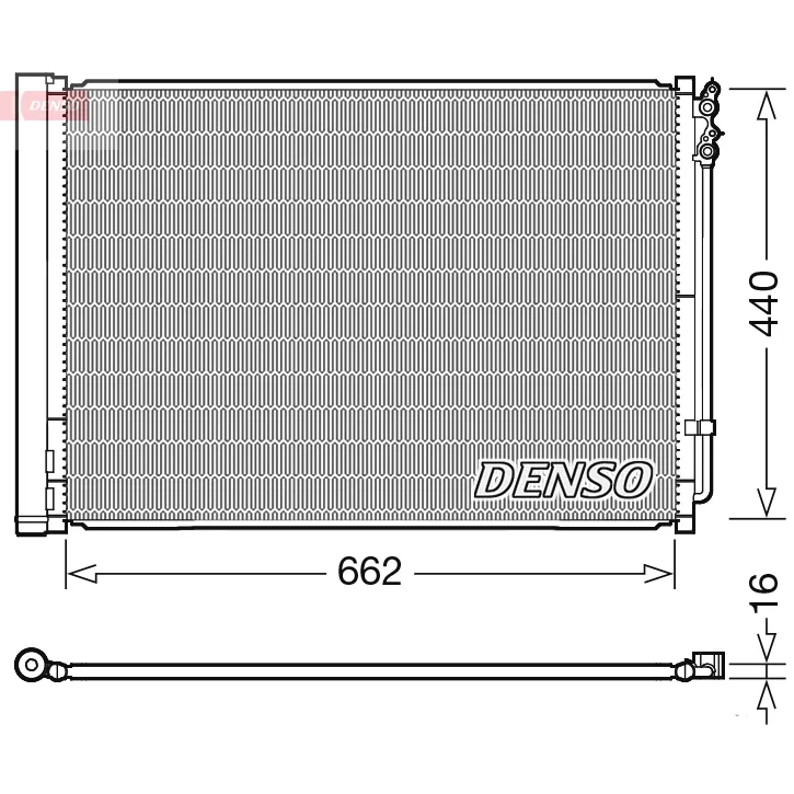 BMW F01 F02 F04 F06… B47 N47 N54… Klima Radyatörü 64509109723 DCN05032 DENSO - BMW yedek parça