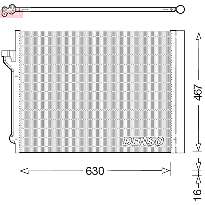 BMW F01 F02 F04 F06… N52 N53 N57… Klima Radyatörü 64536805452 DCN05029 DENSO - BMW yedek parça