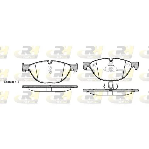 BMW F01 F02 F04 F06… Ön Fren Balatası 34116775322 21414.00 ROAD HOUSE