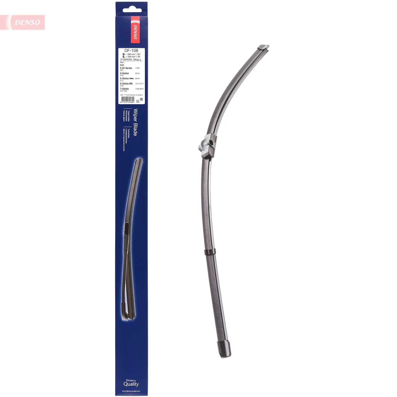 BMW F01 F02 F04 F07… Silecek Süpürgesi 61612147361 DF-108 DENSO - BMW yedek parça