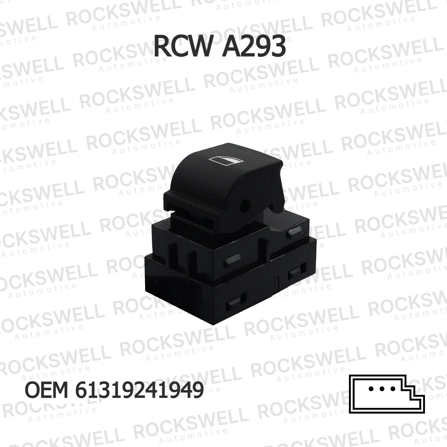 BMW F01 F02 F07 F10… Cam Açma Düğmesi 61319241949 RCW A293 ROCKSWELL