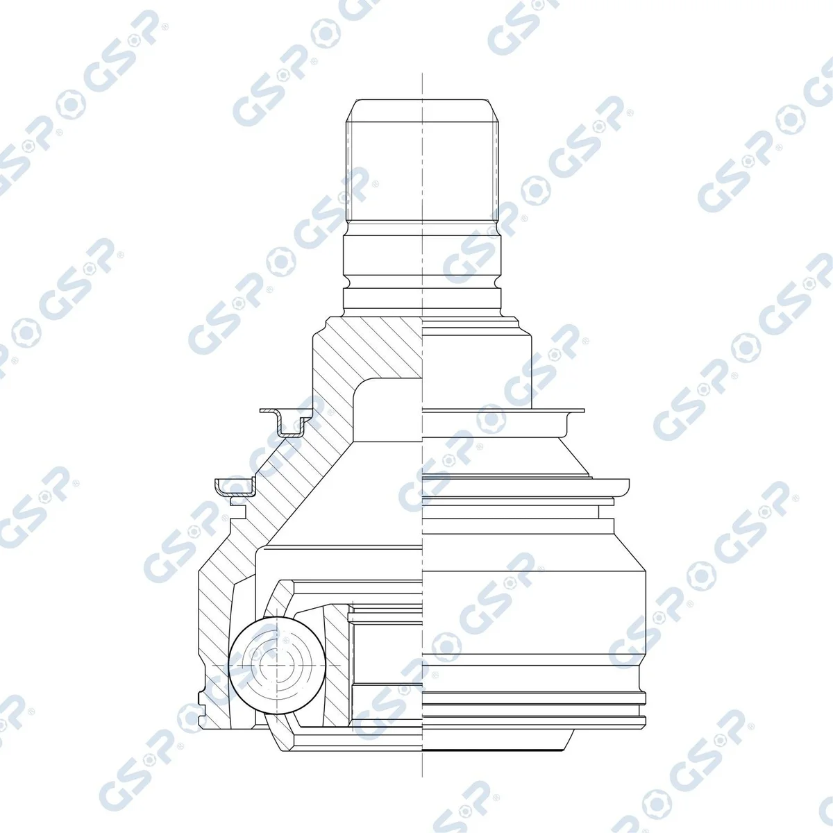 BMW F06 F10 F12 F13 S63 Arka Sol Aks İç Mafsalı 33212284115 601607 GSP - BMW yedek parça