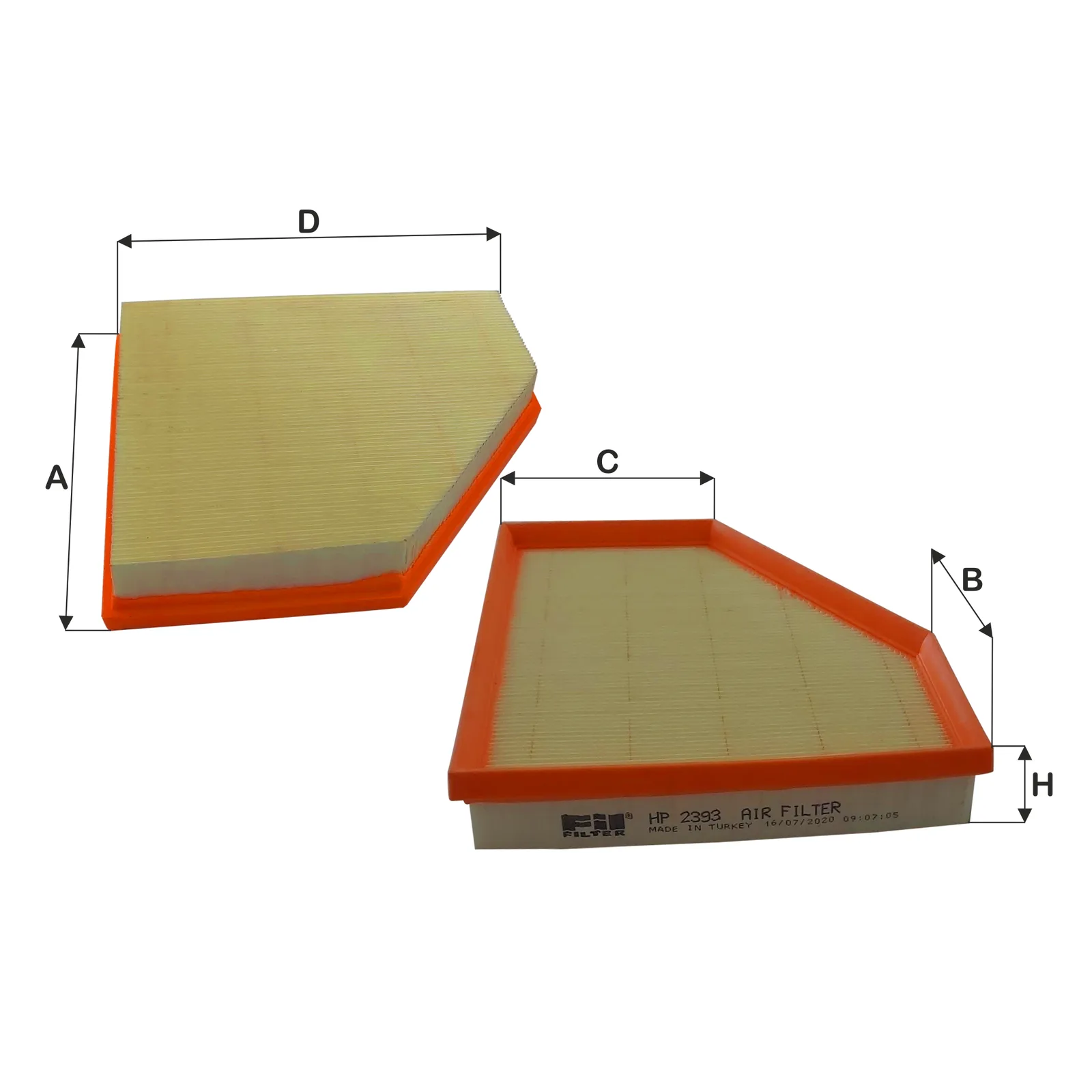 BMW F20 F21 F22 F23… B46 B48 B58 Hava Filtresi 13718605164 HP 2393 FILFILTRE
