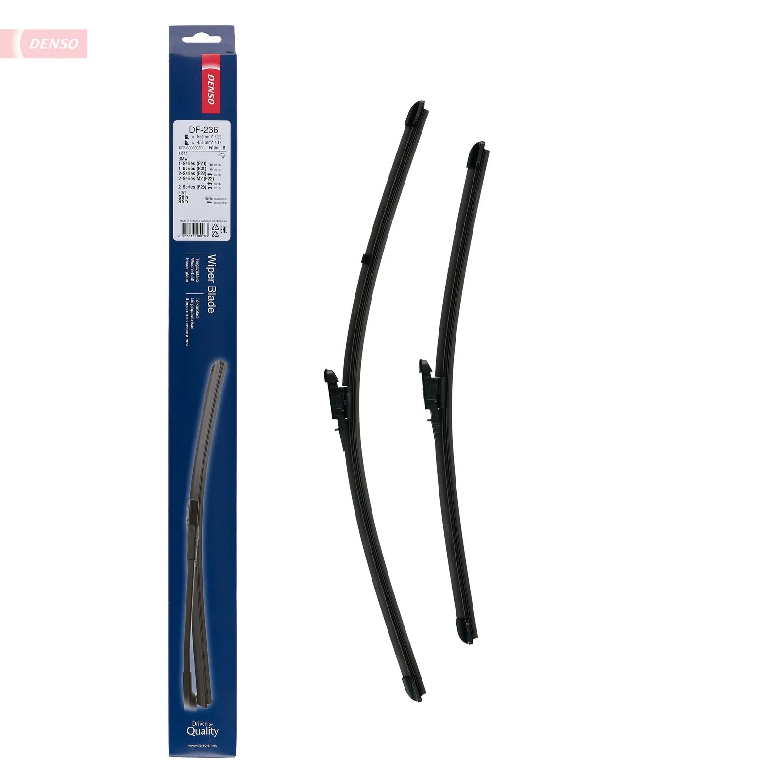 BMW F20 F21 F22 F23… Ön Silecek Süpürgesi 61612219148 DF-236 DENSO