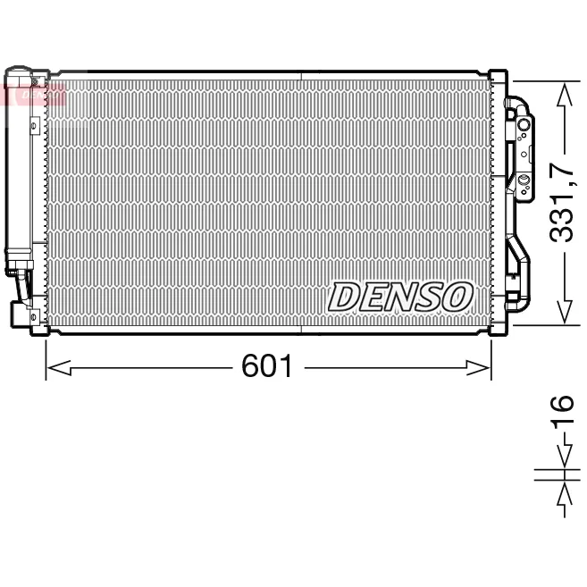 BMW F20 F21 F22 F30… N55 Klima Radyatörü 64506804721 DCN05105 DENSO