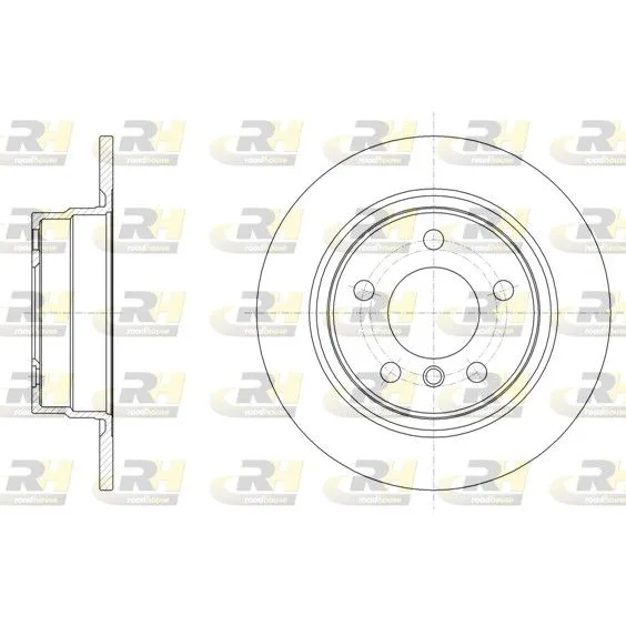 BMW F20 F21 F22 F87 Arka Fren Diski 34216792225 61450.00 ROAD HOUSE