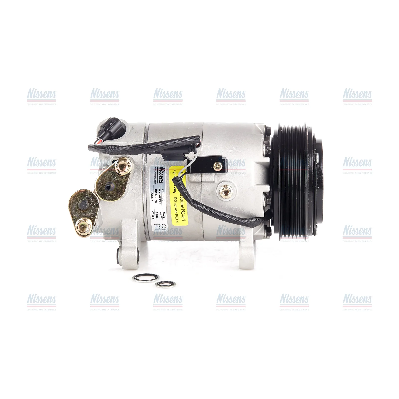 BMW F20 F30 F32 F36 Klima Kompresör -Manyetik Kavramalı- 64529299328 NISSENS