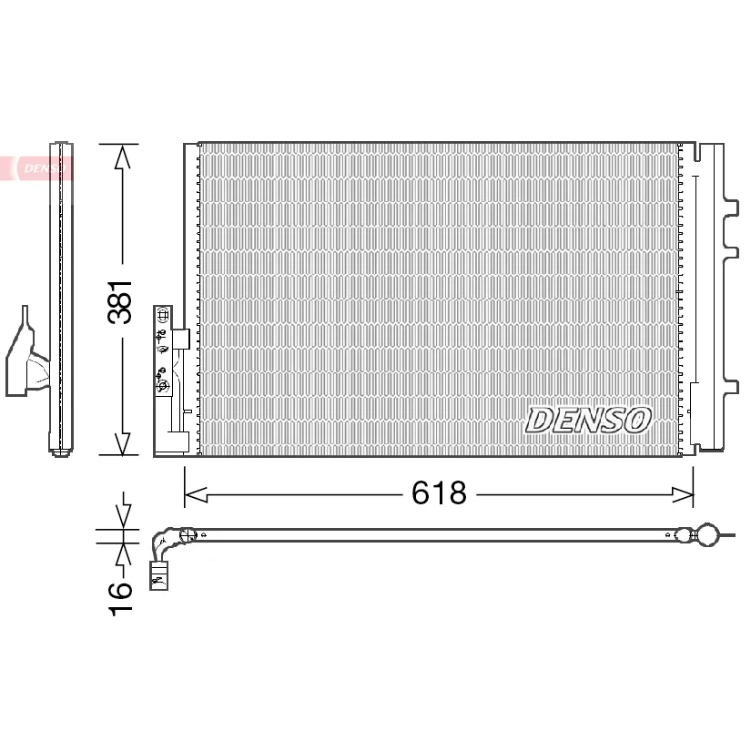 BMW F25 F26 B47 N20 N47… Klima Radyatörü 64539216143 DCN05014 DENSO