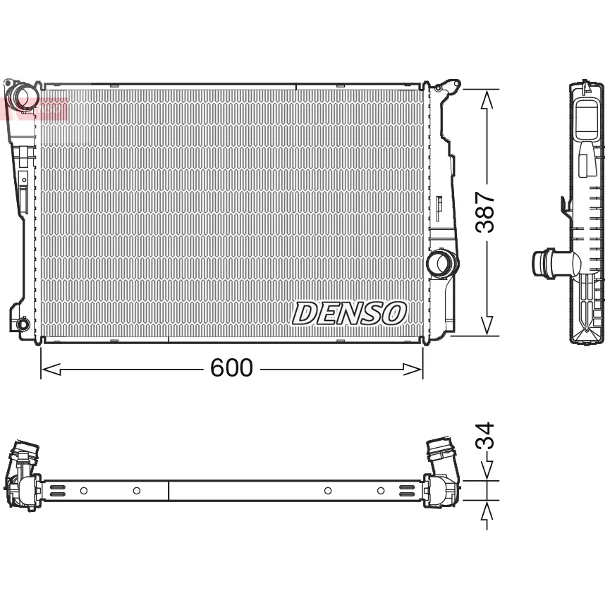 BMW F25 F26 B47 N20 N55… Radyatör 17117632080 DRM05006 DENSO